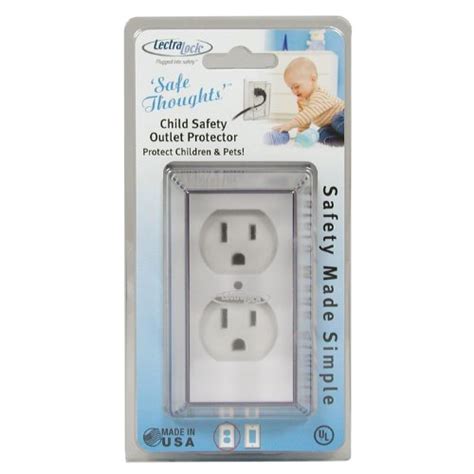 Lectralock Baby Safety Electrical Outlet Cover Duplex Plug Cover