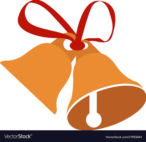 Isolated Christmas Bells Royalty Free Vector Image