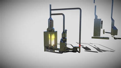 Furnace Facility With Callouts 3d Model By Digital Twin Studios