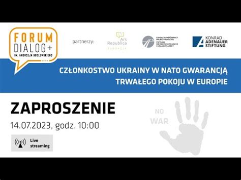 Członkostwo Ukrainy w NATO gwarancją trwałego pokoju w Europie YouTube