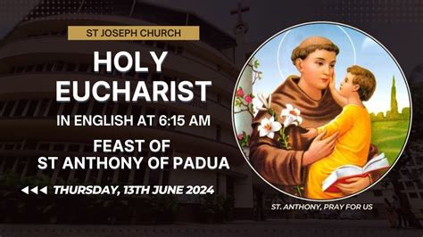 Daily Holy Eucharist Daily Holy Mass Am Thu Th June