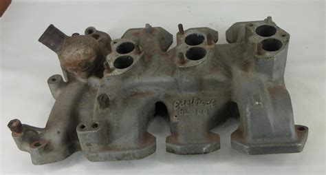 Oldsmobile Edelbrock Tri Power Intake 303 324 Ol396 Intake Manifold Rocket Ebay