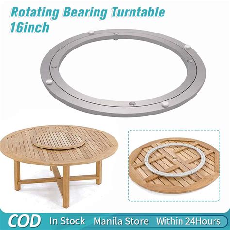 16 Inch Aluminium Alloy Turntable Bearing Lazy Susan Rotating Bearing