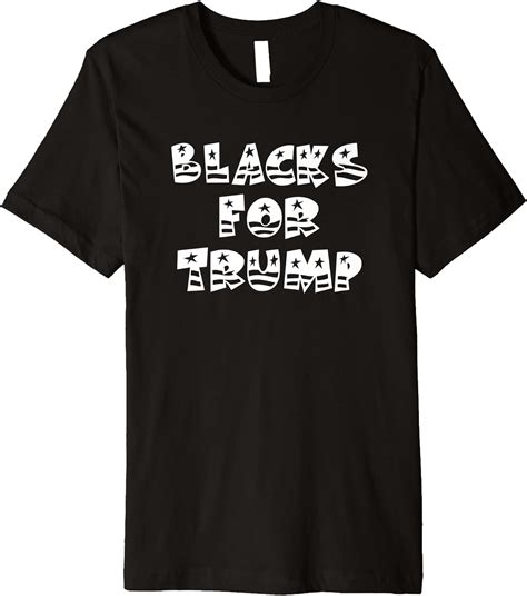 Blacks For Trump 2020 American Flag Tees Top Pro Trump