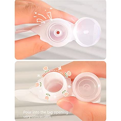 Portable Travel Fluid Makeup Packing Bag Transparent Clamshell