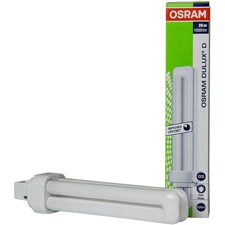 Osram 840 Dulux D Light Bulbs 26 Watt 2P G24d 3 Pack Of 10 Amazon Co