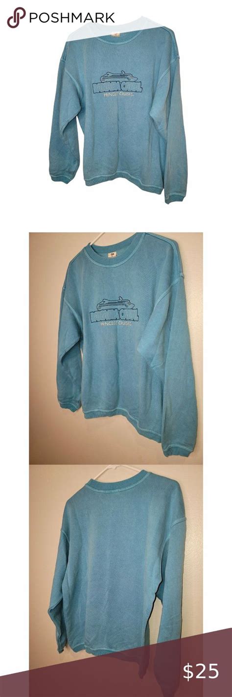 Vintage Princess Cruises Panama Canal Crew Neck Sweatshirt Women S Size