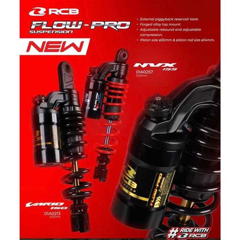 Jual SHOCK SHOCKBREAKER RCB FLOW PRO TABUNG MIO BEAT SCOOPY VARIO 125