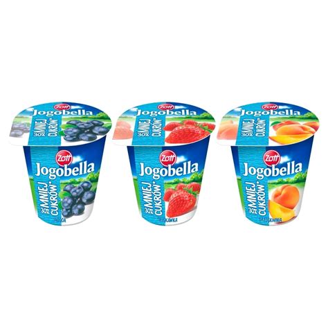 Zott Jogobella 30 mniej cukrów Jogurt owocowy 150 g Zakupy online z