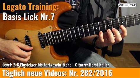 Legato Training Basis Legato Lick Nr Vip Guitar De