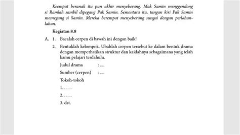 Kunci Jawaban Bahasa Indonesia Kelas 8 Smp Halaman 224 Kurikulum