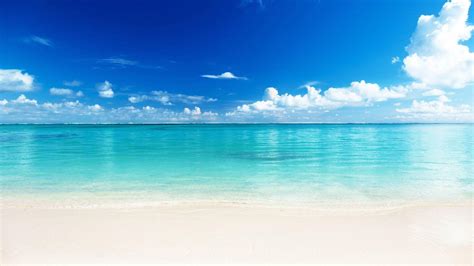 Blue Sky Beach Wallpapers - Top Free Blue Sky Beach Backgrounds ...