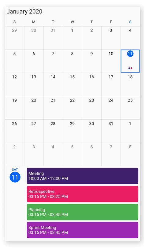 Flutter Table Calendar Example Coverletterpedia