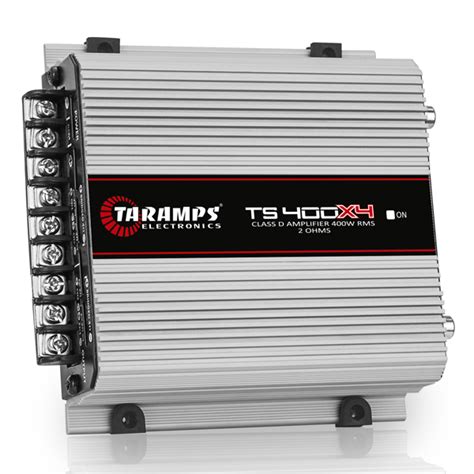 Módulo Amplificador Taramps TS400 400w rms 4 canais Stereo 2 ohms