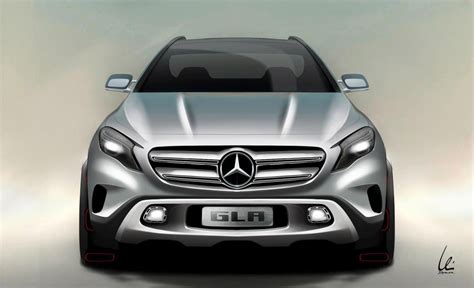 Mercedes Benz Concept Gla Revealed Ahead Of Shanghai Debut