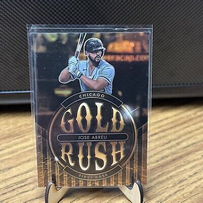 Jose Abreu Chronicles Contenders Gold Rush Ssp Case Hit Chicago