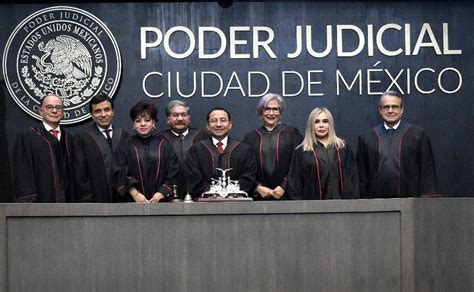 Magistrados Del Poder Judicial De Cdmx Integran Sala Constitucional