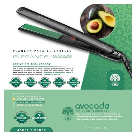 Ripley Plancha Alisadora Gama Elegance Avocado Ceramic Ion