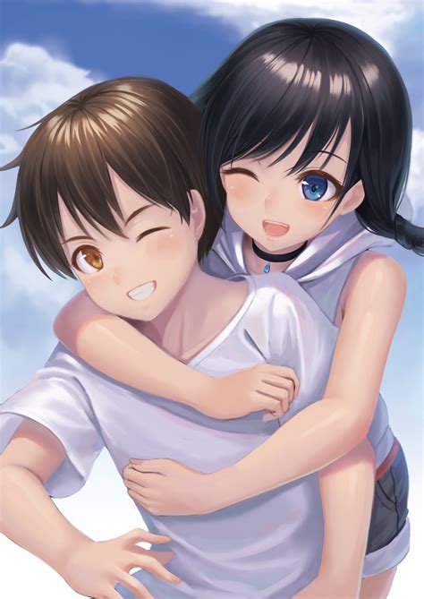 Hodaka and Hina - Makoto Shinkai Fan Art (44361835) - Fanpop