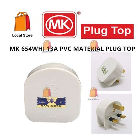 MK 646 WHI 13A Heavy Duty 3 PIN Bakelite PLUG TOP Heavy Duty Plug 3 Pin