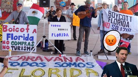 4 DÍAS de BOYCOTT a FLORIDA Todos Somos Florida CARAVANA San