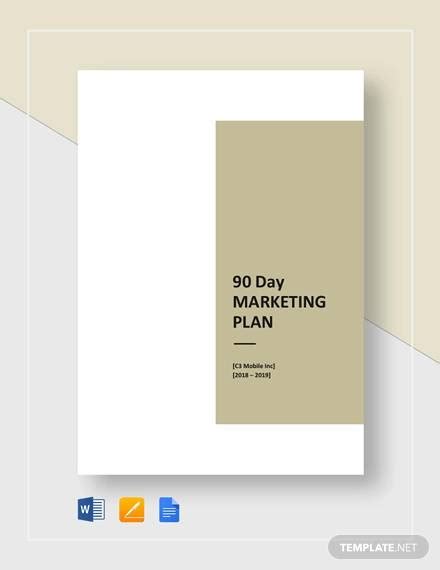 FREE 15+ Sample 90 Day Plan Templates in PDF | MS Word