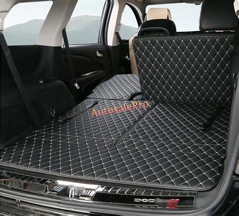 Pu Leather Rear Trunk Hatch Floor Mat Carpets Protector Pad Cover For