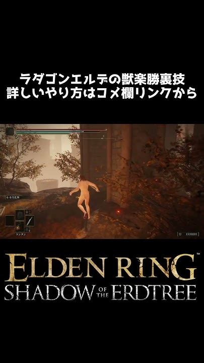 【エルデンリング】戦闘なしラスボス楽勝裏技攻略 ラダゴンエルデの獣 Ver1123【elden Ring】裏技 ボス攻略