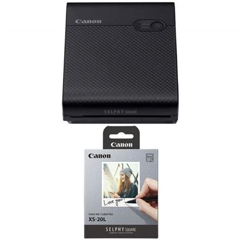 Canon Selphy Square QX10 Czarna Papier XS 20L Drukarki Druk