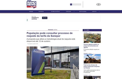 Bandnews População pode consultar processo de reajuste da tarifa da