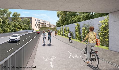 Neue Geh Und Radwege In Der Peter Tunner Gasse Mysmartcitygraz