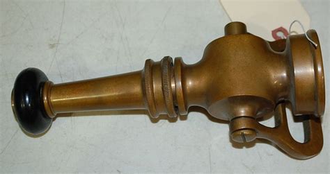 Vintage Brass Fire Hose Nozzle