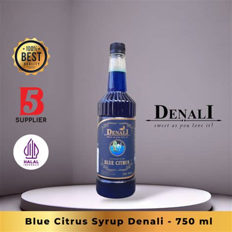 jual sirup syrup denali blue citrus blue curacao ml kota