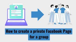 how to create private fb page