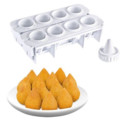 Kit Formas F Brica De Coxinhas Salgado Modelador Faz Coxinhas Md