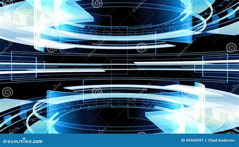 3D Abstract Technology Background 4K Looping Animation Stock Video - Video of geometric, digital ...