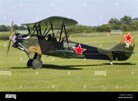 Russian Air Force Vintage Biplane Polikarpov Po2 G-BSSY 28 Flying at ...