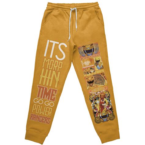 Yellow Ranger Mighty Morphin Power Rangers Streetwear Sweatpants