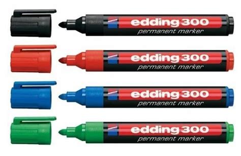 Edding 300 permanent marker med rund spids 10 pr æske