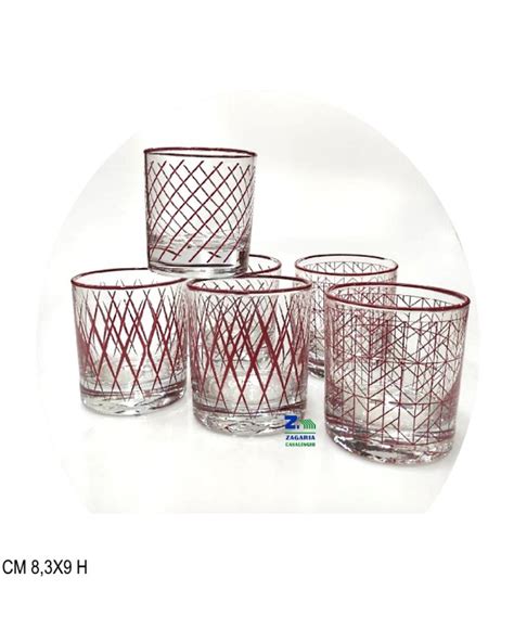 Set Pz Bicchiere Whisky Bormioli Serie Cortina Cl Per Ogni Tipo