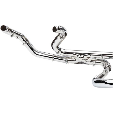 Cobra True Duals Header System For 2017 2022 Harley Touring Chrome