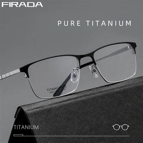 Firada Gafas Cuadradas De Titanio Puro Para Hombre Anteojos De Dise O