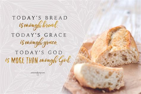 Our Daily Bread | Ragamuffingospelfan's Blog