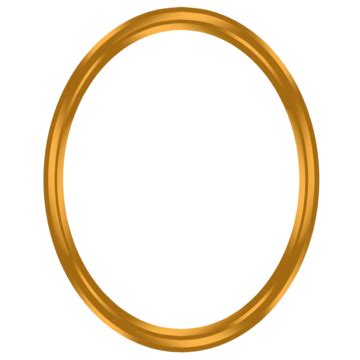 Golden Oval Frame Frames Oval Golden PNG Transparent Clipart Image