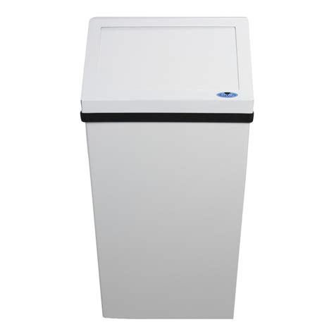 Wall Mounted Waste Receptacle With Galvanized Liner Frost