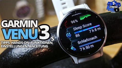 Garmin VENU 3 im Test Hands ON TIPPS Bedienung Funktionen Menü