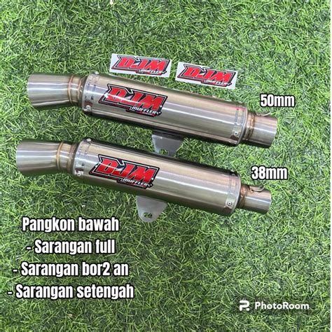 Jual Slincer Knalpot Bulat Drag Samlong Sarangan Full Sarangan Bor2 An