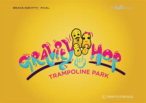 Gravity Hop Trampoline Park Mascot Branding Project On Behance