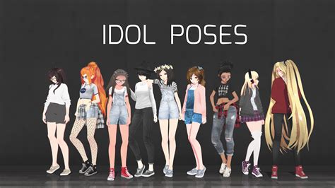 Mmd Idol Poses Dl By Andy2812 On Deviantart