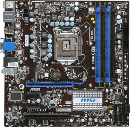 Обзор и тестирование материнской платы MSI H55M-E33, Страница 1. GECID.com